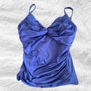 BAKU tankini top, blue, US size 10